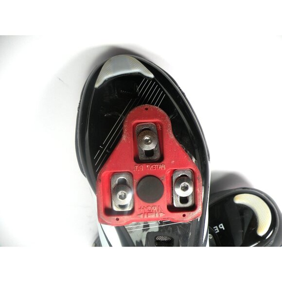 Peloton Cycling Shoes Size EU 40 US Men's 9 US Woman's 7 W/Cleat - Black/Red - Picture 8 of 11